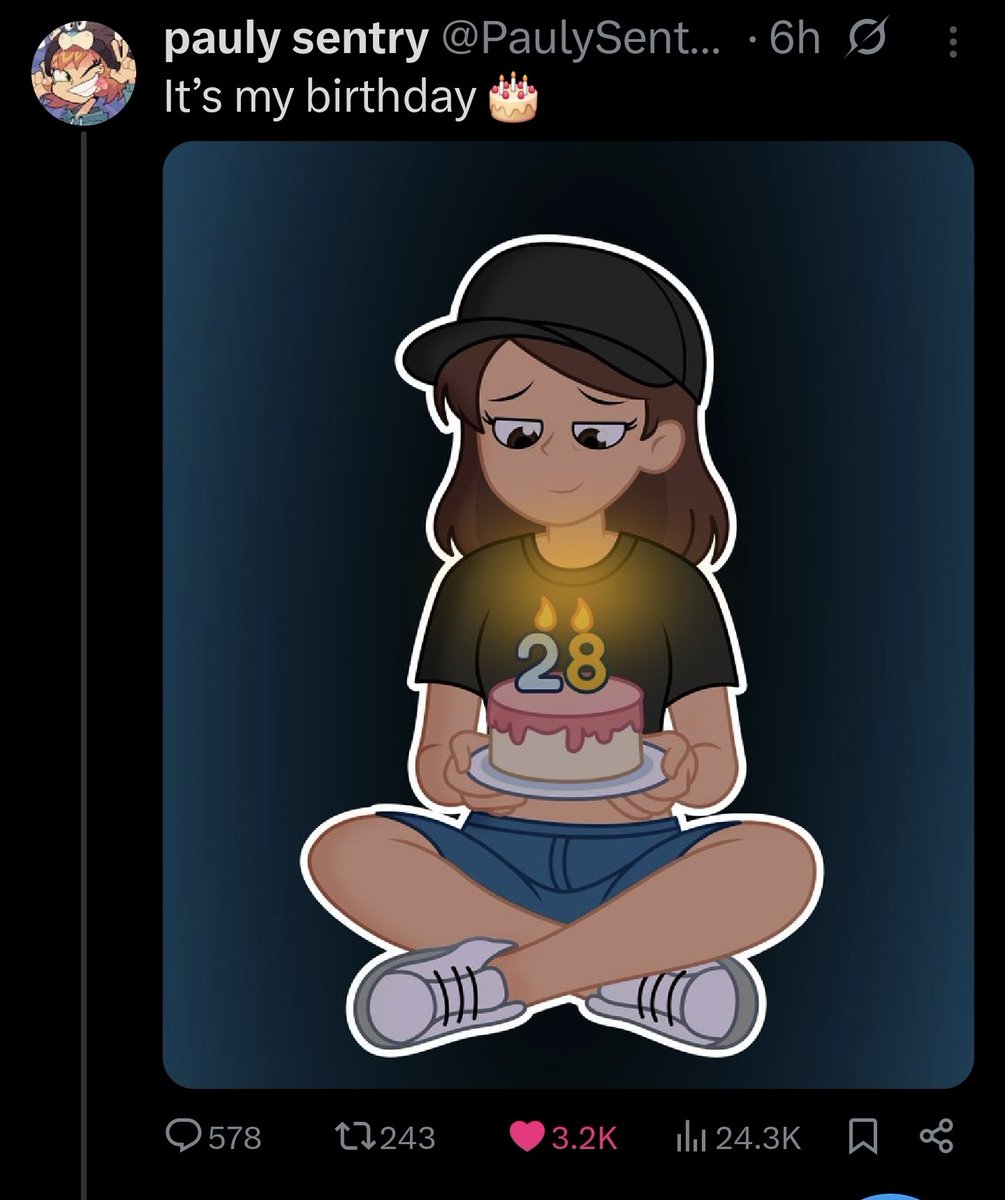G_S239's tweet photo. @PaulySentry_ Howdy friend ive had this on my phone for awhile and wanted to say Happy Birthday you are amazing cherished and loved hope you and family are super duper wonderful God bless you Jesus loves you 😇✨️🍰🎂 https://t.co/CvbfxHkZPn