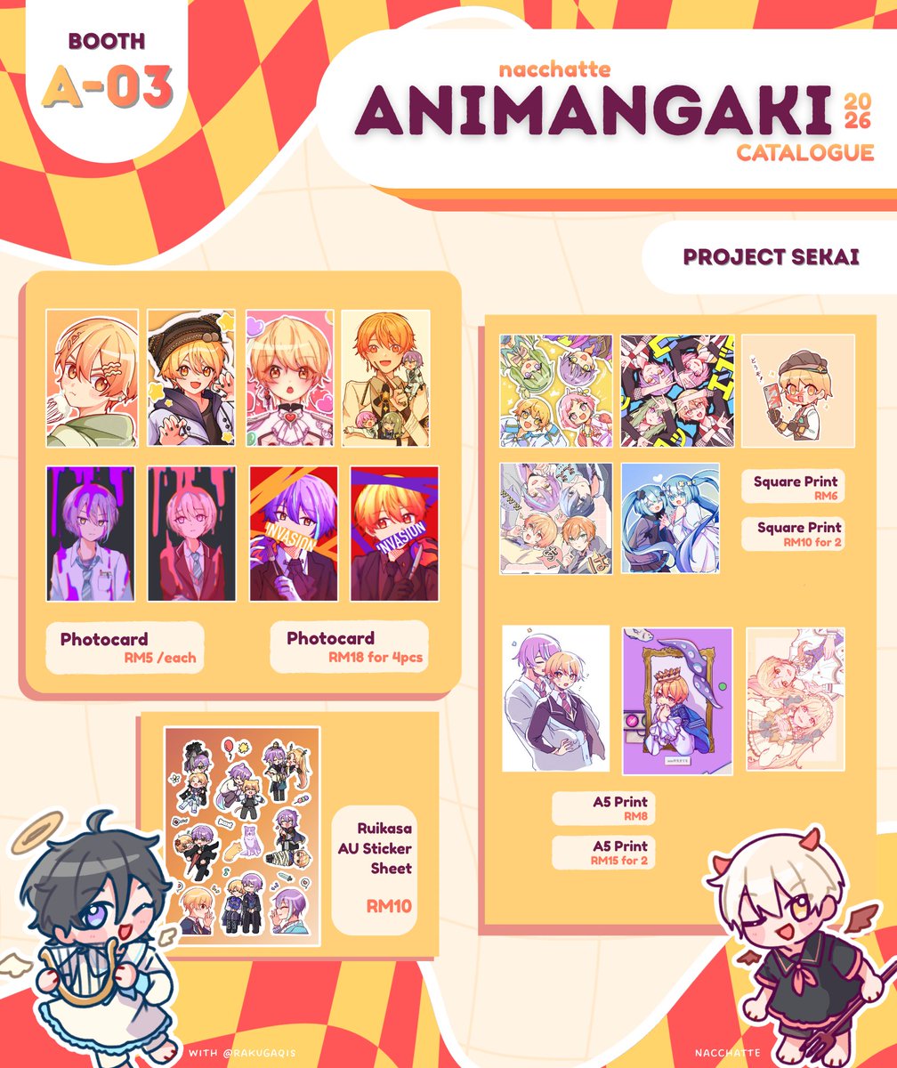 nacchatte's tweet photo. (2/2)
My shikishi commission is qlso open on-site but with very limited slots! Grab yours now :3
#animangaki2026 #amg26 https://t.co/ZfEBnSj5yj