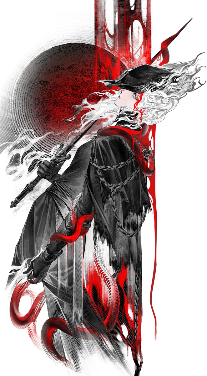 DUOJ_ji's tweet photo. #Bloodborne 🩸Dear Hunter https://t.co/ZCvx4Uievd