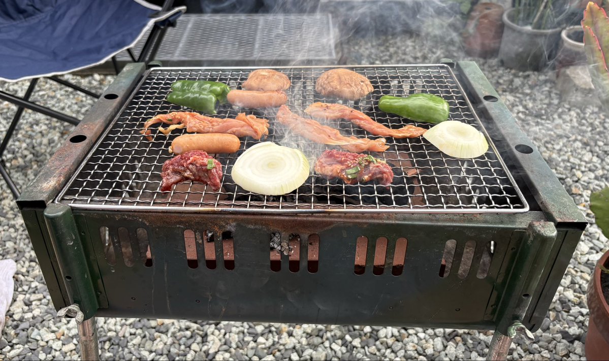 tw1208AA's tweet photo. 本日も自宅BBQなう https://t.co/HqLmf7K4CK