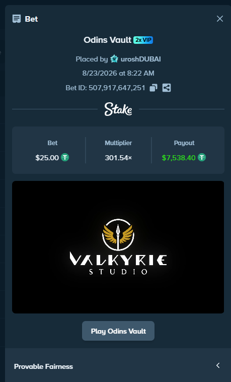 urosh1337's tweet photo. Hi @ValkyrieXStudio such an amazing win!
Double your mans mate @ProdigyDDK 💜 | @stake https://t.co/jNl9h7jJTX