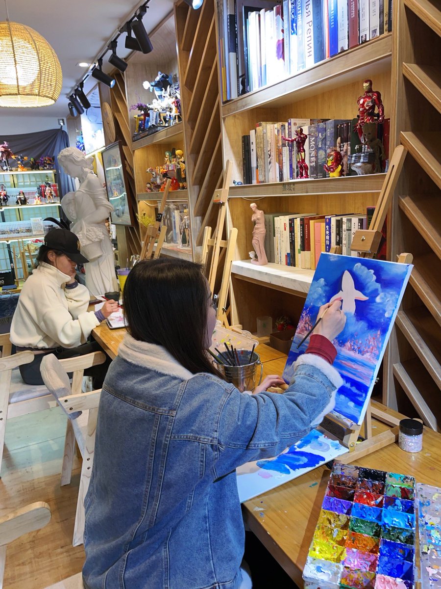 SlushIsLife's tweet photo. Step into a vibrant pop-up art workshop today! Unleash your inner creativity with a paintbrush and a blank canvas—no experience needed, just fun! https://t.co/4RXJTR6cj1