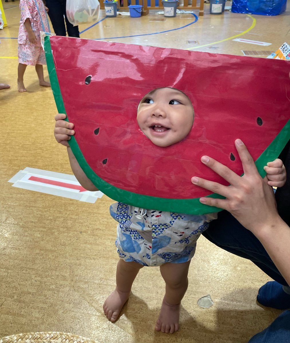mmk_0830's tweet photo. 昨日は保育園のお祭りでしたー。
生まれて方1歳１ヶ月になりました。 https://t.co/roivCAneWZ
