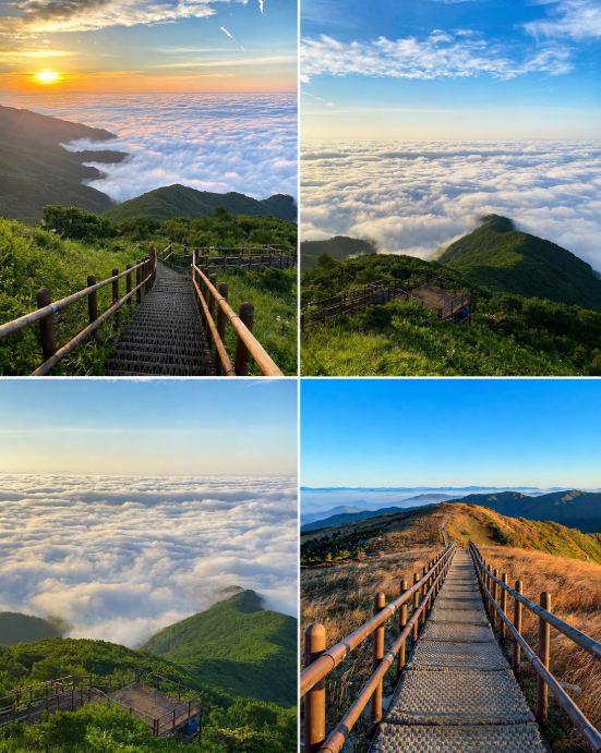 Aurora_5100's tweet photo. 9~10월에 단양 꼭 가야 하는 이유!!

소백산 비로봉 정상에서
내 발아래로 구름이 출렁이는 운해를 보면 진짜 숨 멎음 

이번 가을, 일찍 일어나서 한 번 가보자! 

- 단양 소백산 비로봉
- 어의곡탐방지원센터 → 비로봉 → 원점회귀
- 약 11km / 왕복 4시간

정상은 바람 장난 아니게 추우니
경량패딩 필수!

같이 갈 사람~? 🙋‍♀️