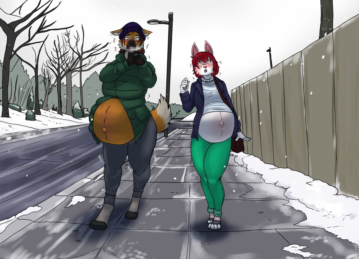 derrysome's tweet photo. #pregfur #pregnant 

For @beve102 https://t.co/u0V40fHbsI