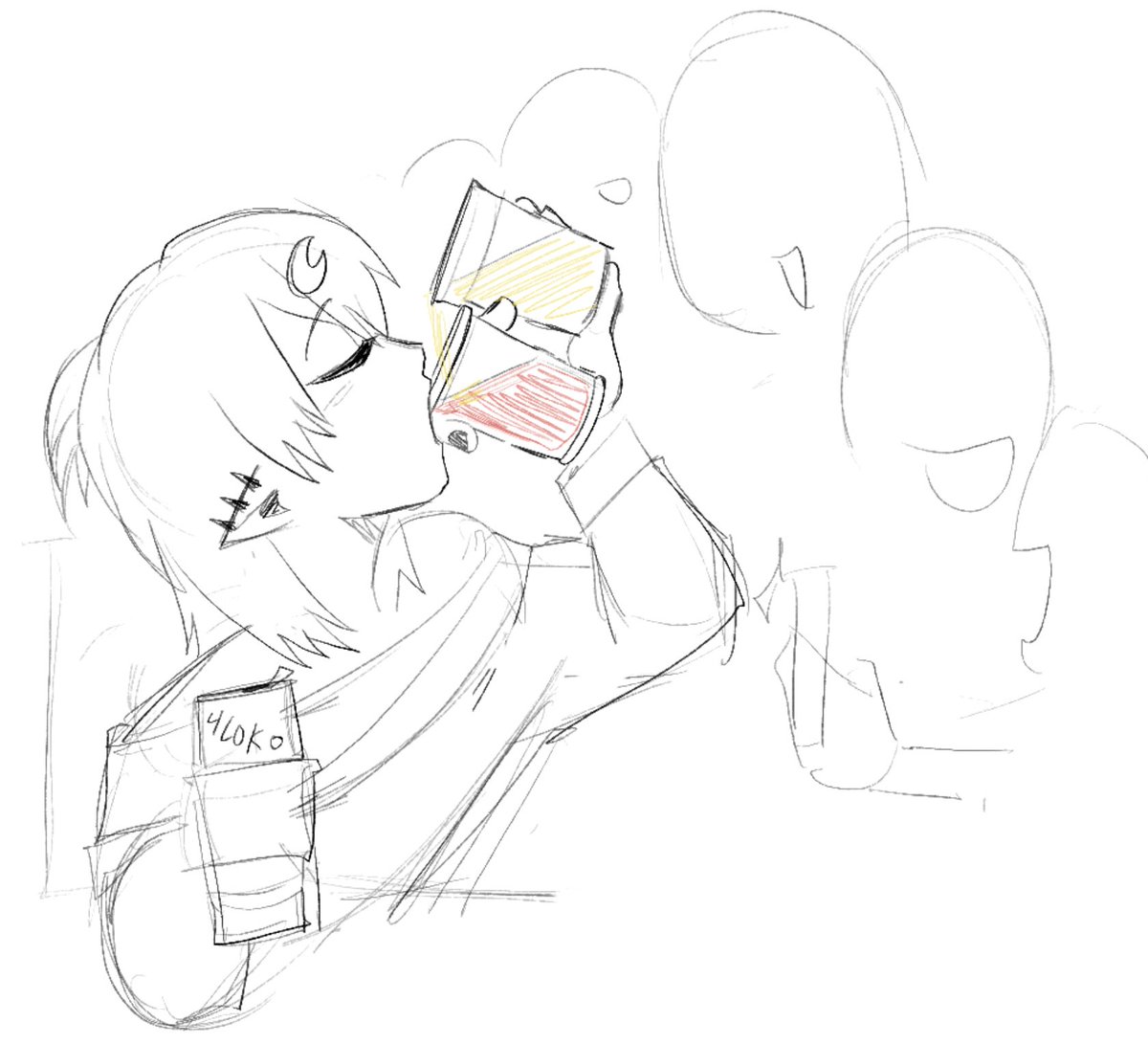KHIERION's tweet photo. @kandobun i still have the ugly ass doodles from that wow i cant believe its been a whole year since i swore off 4 loko. Anyways im bringing three tn 😋 https://t.co/6XIsiSdW9w