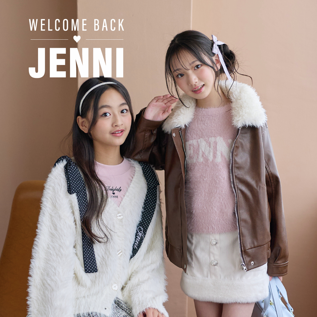 zozojp's tweet photo. ＼Welcome Back! JENNI／
新しく生まれ変わったJENNIが、まもなく販売スタート💖

通学にぴったりなデイリーアイテムから、おでかけがもっと楽しくなるトレンドコーデまで、毎日のおしゃれを彩るアイテムが勢ぞろい🫶

https://t.co/ZlEfCQyGnv https://t.co/npm7tuxcAA