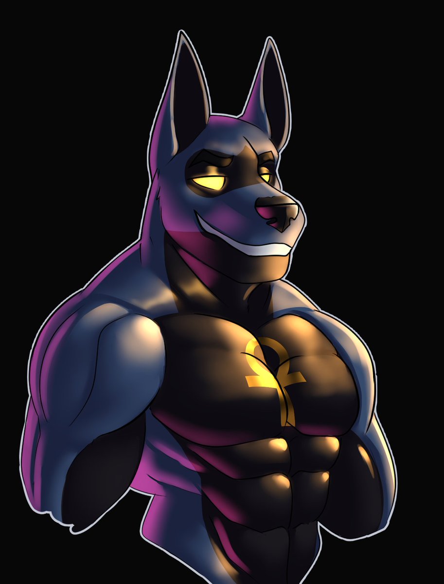 JackalCodex's tweet photo. Since there aren't enough jackals, everyone who reads this will be covered in rubber as it oozes out of your screen and turns you into a rubber jackal for a while (maybe forever)~

Art free to use as pfp https://t.co/M6v18pPmrc