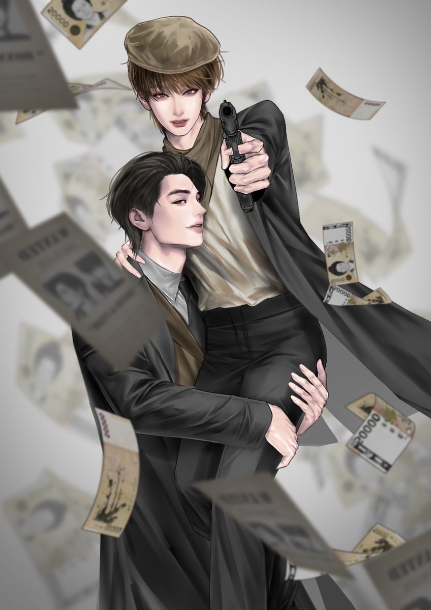 GJ_normalday's tweet photo. [FA] Bonnie &amp; Clyde - sunsun 
บอนนี่แอนไคลด์ฮุนซอน💵💵💵 https://t.co/3z5Rw4adrO