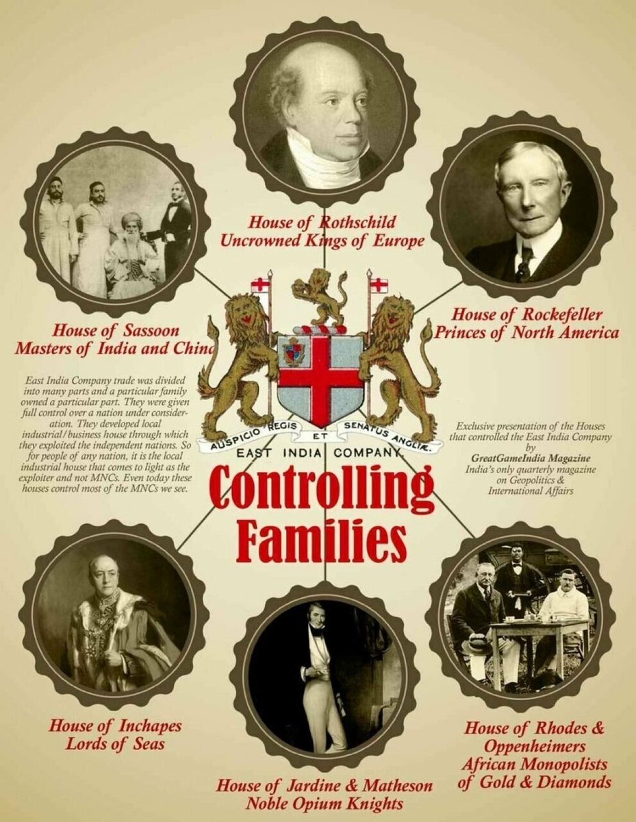 Truthtellerftm's tweet photo. They always leave out who was in charge of the British East India company, and which families grossly enriched themselves off of the largest opium empire in the world! https://t.co/pxIlabycXl