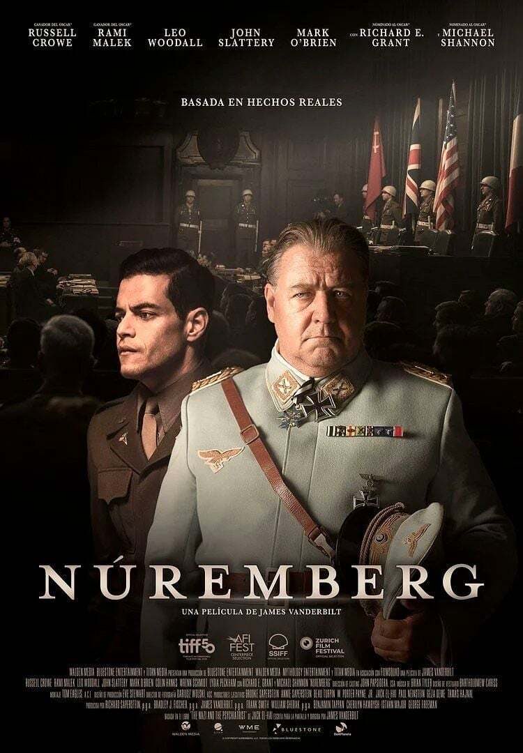 bumbadum14's tweet photo. Maybe I’m late to the party but holy shit I don’t know how this movie made it to theaters.

It shows Kelly as being an opportunistic sociopath, America as woefully incompetent, the UK prosecutor is an addict, the trials are a joke, and Göring is the best most charismatic character in the movie. 

The most charitable “media literacy” take is that you’re supposed to intrinsically hate Göring but it’s hard given the Allies’ incompetence.
