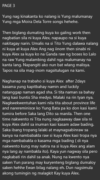AlterOfan83223's tweet photo. Dahil batak ang katawan sa mga gawain nya sa  probinsya, di ko napigilang gapangin ang Asawa ng Pinsan ko. 

Pages 1-4
Sender: Gab22

#ConfessionOfanAlter1057
#Incest #CheatingHusband #StraightGuy https://t.co/mqPJu9yVvp