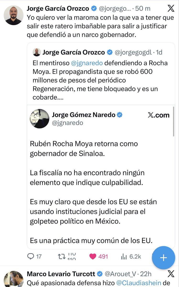 glzmyas's tweet photo. @jgnaredo Ya empezaste la maroma jajajaja. Que feo ha de ser saberse inútil y tener que arrastrarse tanto para comer. https://t.co/Ib9lI5COxl
