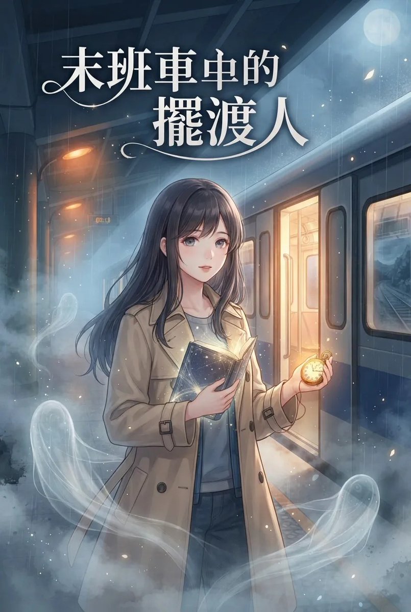 Moonlady1997's tweet photo. 🔥 主打章節搶先看 《末班車的擺渡人》第 12 章〈祁曜的過去〉 霧已經進來了。 紀言心沒有回頭。 窗玻璃的倒影裡，那個由海霧凝成的小女孩就站在她身後半步的地方，穿著早已絕版的深藍色月台制服，帽簷壓…

https://t.co/R3RAG2LPIL https://t.co/PX8W3aXU9Z