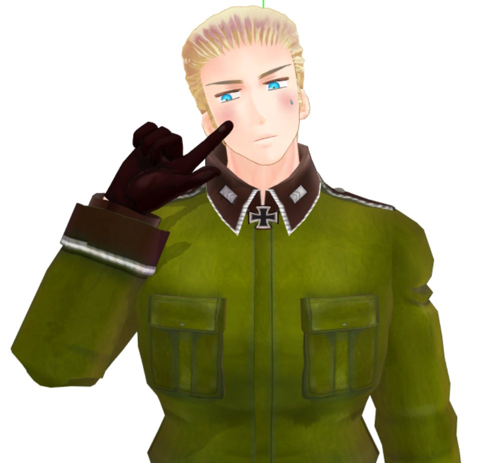 gl00murai_'s tweet photo. forgot to post this earlier but more mmd slop.. germany being moe..

#ヘタリア #hetalia #aphgermany #mmd https://t.co/hsrtJi4SfG