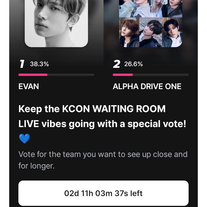 EvanVoting's tweet photo. [🗳] MNET PLUS: ONGOING VOTING POLLS

EVERS! Keep voting for EVAN.

• KCON LA 2026: 
🎯: Top 2
🗓: August 25 - 23:59 PM KST

• CGV X MNET PLUS:
🎯: 1st
🗓: Sept 12 - 23:59 PM KST

Let’s keep voting consistently!

#EVAN #에반 @h_evva_n @evan_officialJP https://t.co/JdumsUQxp5