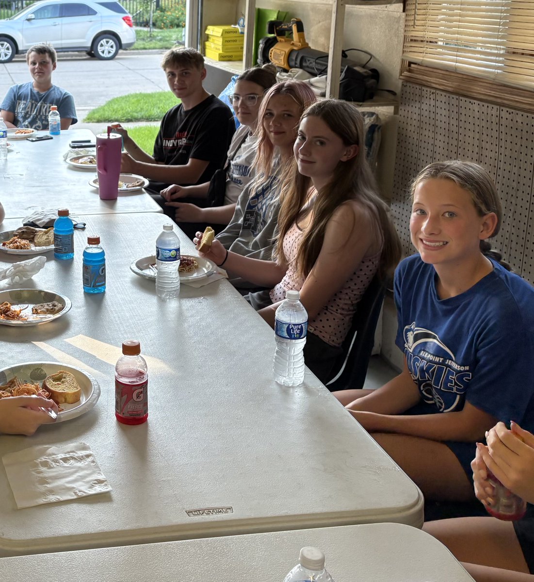 EpjCC's tweet photo. Annual spaghetti supper after two hard weeks of practice. Keep up the great work runners. https://t.co/HqLmzJ9RG6