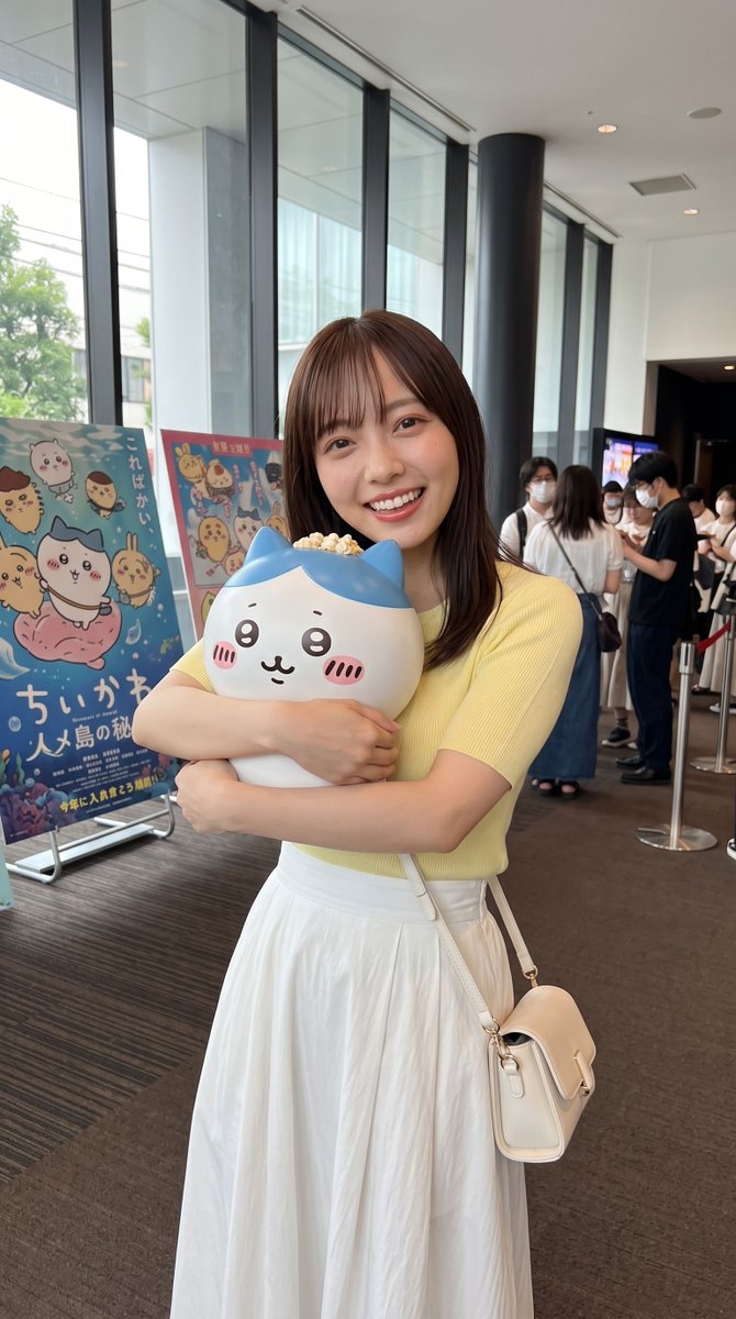 yuichan_ai's tweet photo. 映画館のロビーってなんでこんなにわくわくするんだろうね✨️ 
ちいかわの映画みんなはもう見た？ https://t.co/WXecA5nWJx