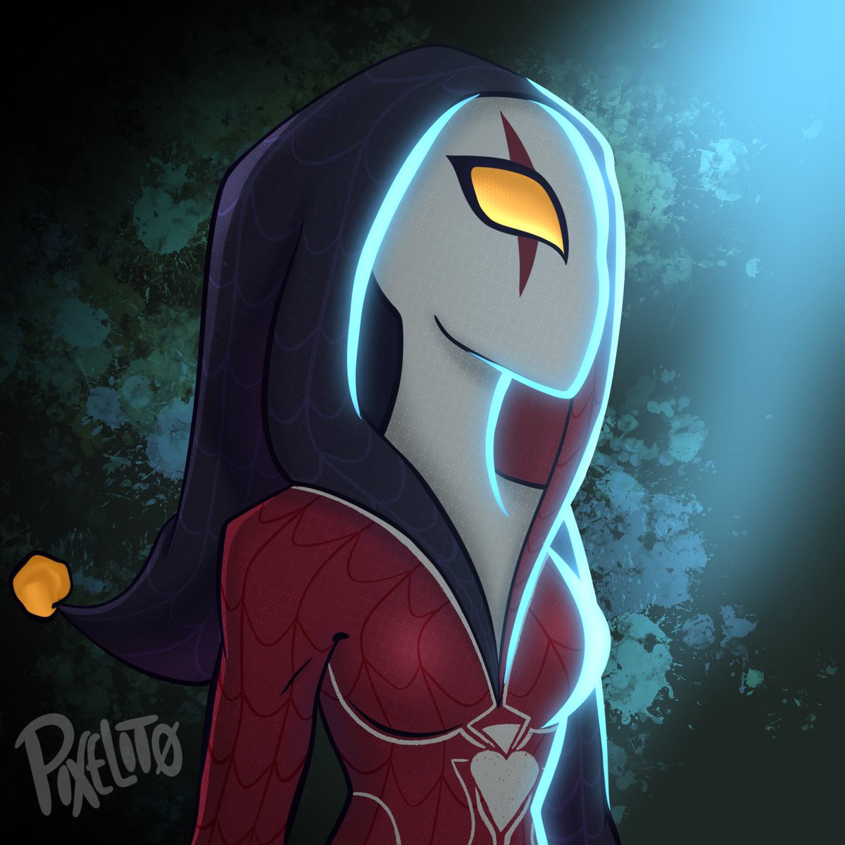 pixelit0_'s tweet photo. I’m stupid, I forgot her eye mark 💩 https://t.co/a3qRDWEveg