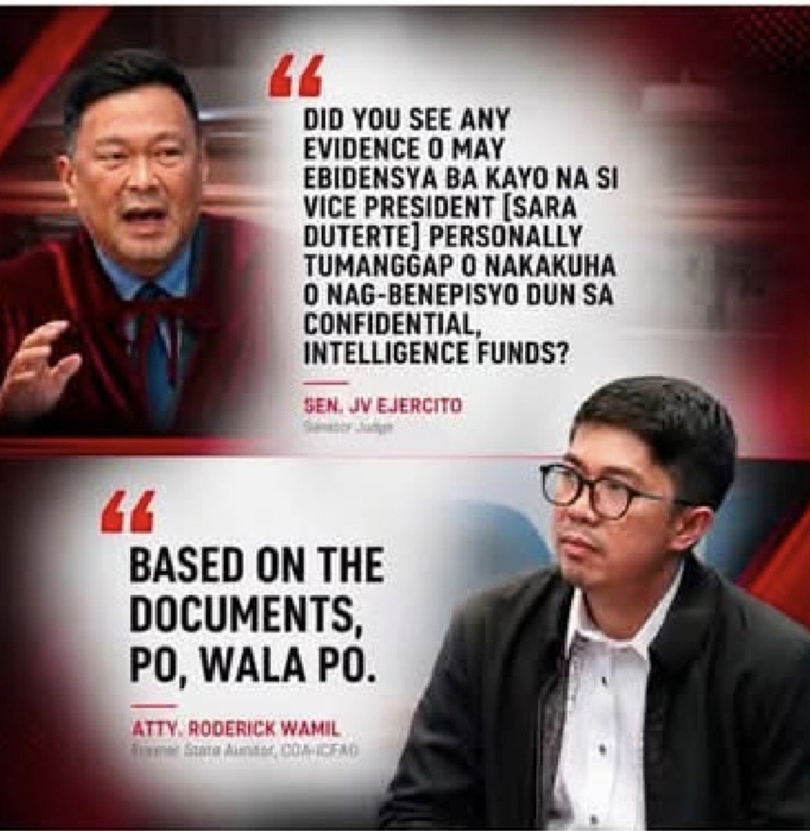 ABCancaloo's tweet photo. Ganun po ba, na sa dulo ang ebidensya ang magsasalita? 2ng kawani ng CoA na naging testigo nyo ang nagsabing ang ebidensya (NDs) ay walang nasusulat ang mga salitang misused, misappropriation at corruption...

#ctto 📷s https://t.co/2LeFFoYYLk