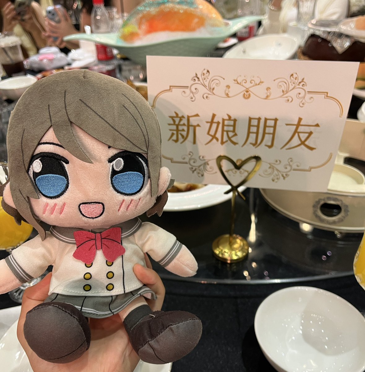Akisame_YOU's tweet photo. 新婦の友人⛵️
#lovelive #Aqours https://t.co/kWzjxX5AnA
