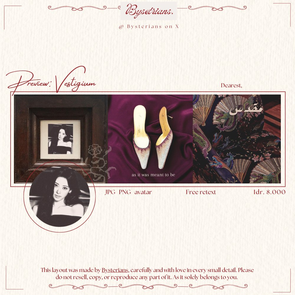 Bysterians's tweet photo. repost is appreciated!

i'm bringing two Anna layouts in Vestigium and Archive Reverie. find the details written on the picture. if you wanna bring her home knock my DM or tele (https://t.co/iYkGDn2xdj)

#bealanjaㅤ https://t.co/8Mvip1jDzQ