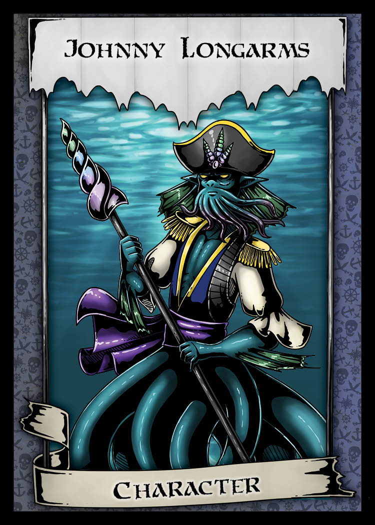 TisMutiny's tweet photo. Meet our crew!  Johnny Longarms: Johnny doesn't say much.  We just call him that.  You know, because of the tentacles. https://t.co/xYNpFfcO5K https://t.co/utE2HHWH7j