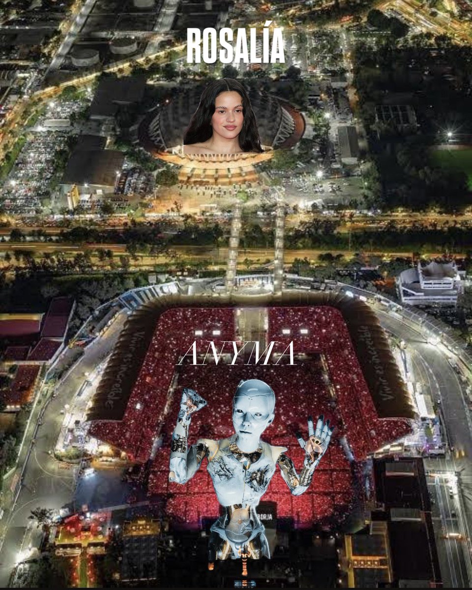 ArmyKeninis's tweet photo. Les preocupa que Kenia no esté en el GNP con ANYMA por estar con ROSALÍA cuando literalmente están cruzando la calle uno del otro jajaja, ella viene con todo y va a llegar a ese Estadio GNP 🔥🎶 https://t.co/kH1WvXqakT