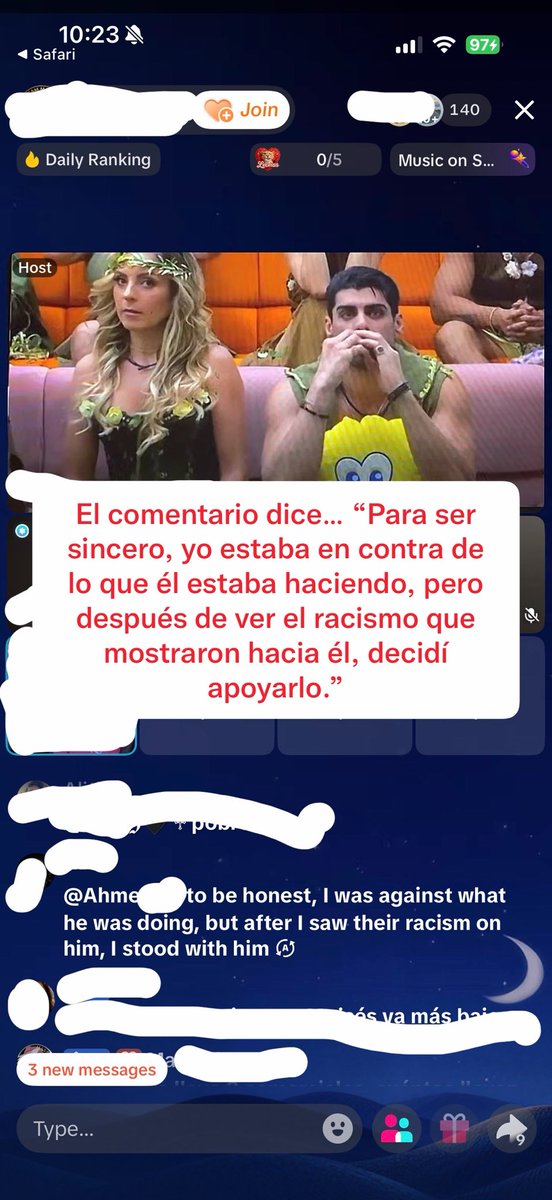 delatierra9288's tweet photo. Masad está recibiendo el apoyo de muchos árabes. Sin necesidad de entender el idioma, han podido ver el trato que ha recibido. Es lamentable que esa sea la imagen que se proyecta al mundo sobre cómo se trata a un extranjero. MASAD SE QUEDA #masadaltamimi #LaCasaDeLosFamososMéxico https://t.co/oWnB6TxLnF