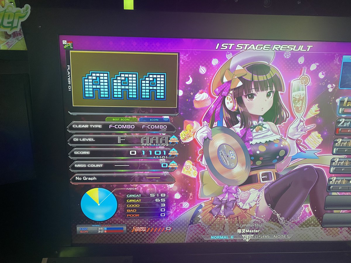 wesleywt23's tweet photo. 千年ノ理 (SPN 6) AAA 1176 MAX-36 [FULL COMBO]
Somnidiscotheque (SPN 6) AAA 1277 AAA+68 [EXHARD CLEAR]
VOLCANIC BIGBEAT (SPN 6) AAA 1075 MAX-29 [FULL COMBO]
Symmetry (SPN 6) AAA 1101 AAA+59 [FULL COMBO] #IIDX https://t.co/ZBuJnxrpzS