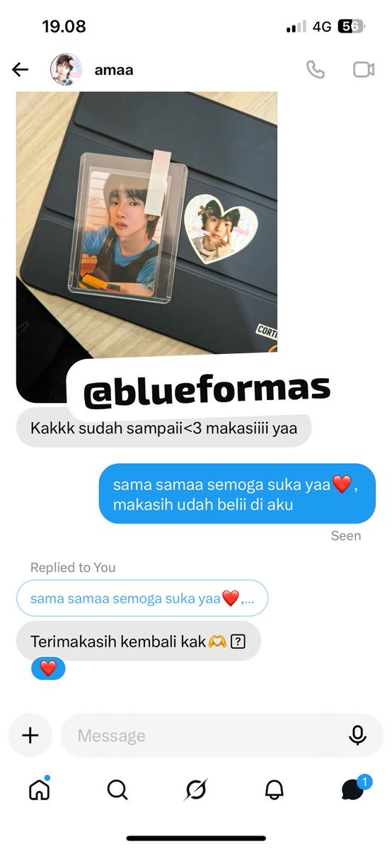 blueformas's tweet photo. Guys aku bukan scammer please ini beberapa testi yang aku punya yaaw!! https://t.co/M6zukvohCV