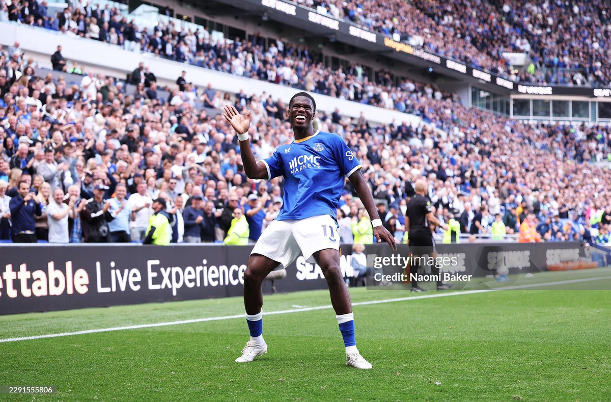ant21win's tweet photo. Everton v Crystal Palace 
2:0

Thierno Barry of Everton celebrates scoring his team’s second goal during the Premier League 2026/27 match between Everton and Crystal Palace FC at Hill Dickinson Stadium https://t.co/JMjhtNc13q