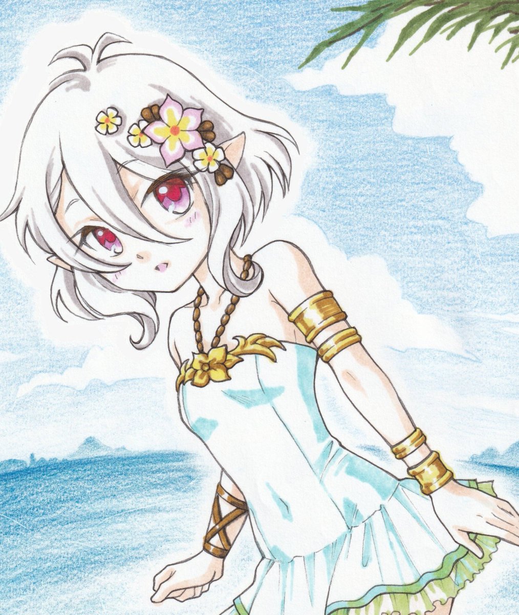 ralico_'s tweet photo. 昔描いた水着ｺｯｺﾛちゃん💗ｱﾅﾛｸﾞ絵。 https://t.co/J5Xtjbjw7s