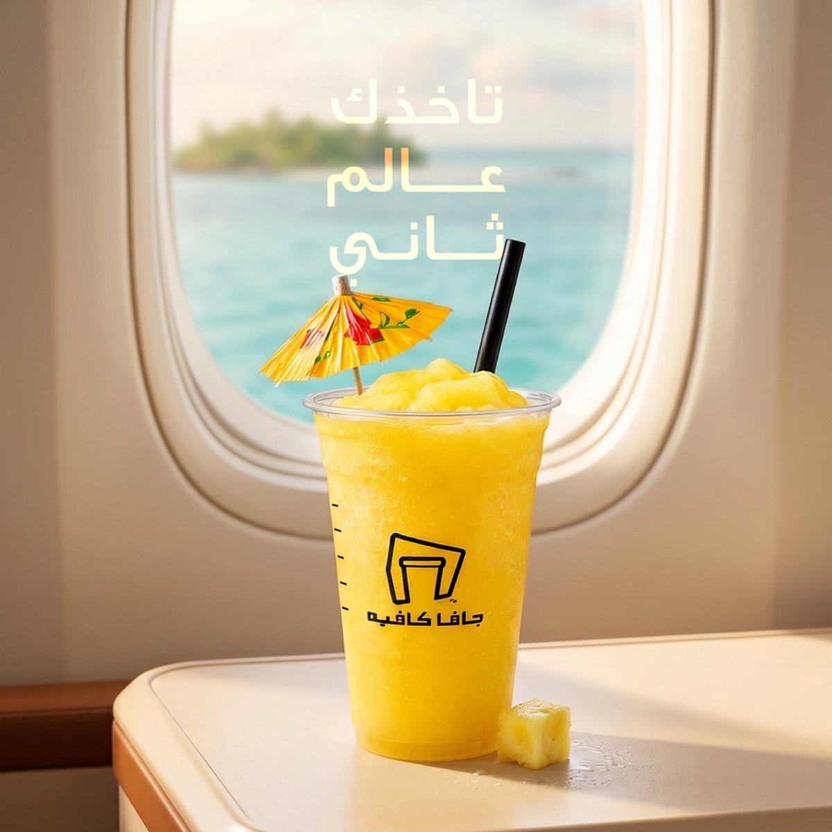 javacafeksa's tweet photo. ما يحتاج تذاكر طيران عشان
تعيش الأجواء الاستوائية خذ
مش��وب بينا كولادا 🏝️

#جافا_كافيه https://t.co/chCt0ugusf