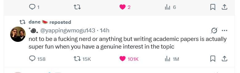 AsinshaMat01's tweet photo. One day, my post going to be like this💀 https://t.co/v8G9e0nMzp