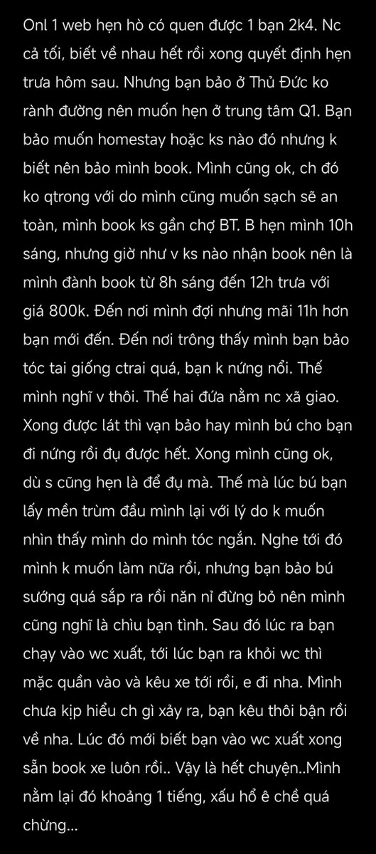 nhan19562's tweet photo. Đăng bài tìm nam thì có vài bạn ib. Nhưng đa số toàn là 2kx. 
Tối qua có bạn bảo mình nhìn giống ctrai thế làm tự nhiên nhớ đến 1 lần hẹn gặp mà xấu hổ ê chề vô cùng..
K đăng bài dài được nên là note trong ảnh chia sẻ cùng mọi người nha... https://t.co/9AndCO0NBa