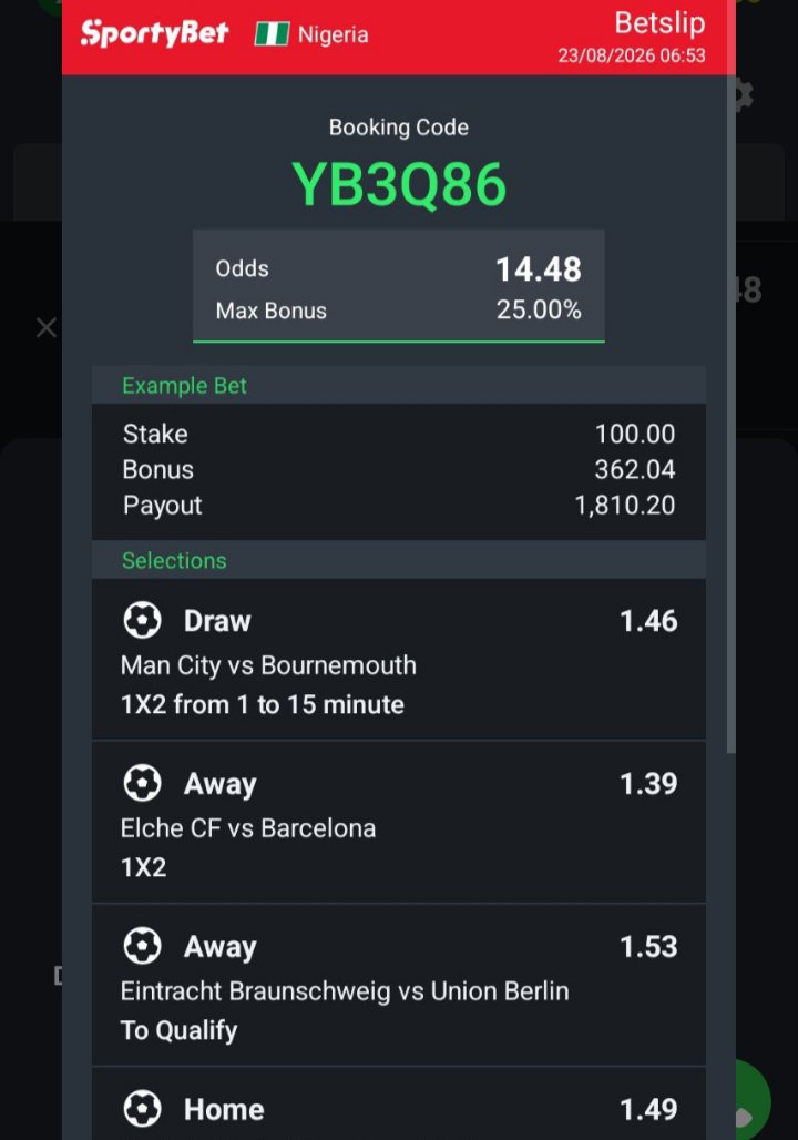 experttipster8's tweet photo. 14 Odds 💨 YB3Q86 https://t.co/gpy0mHXjAY