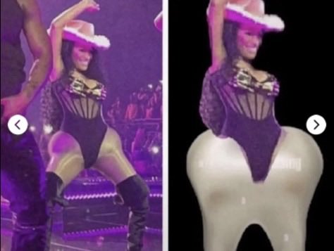 gabscharts's tweet photo. @pinkgrandeminaj @toniosq @notpopbase Nicki is built like a tooth and notice how AI wasn’t used in this photo unlike how your dumbass used it? At least you admitted that garbz struggle to edit and reference and refer to something without using ai you small brained dumb fucks that are more retarded than papa bear wbk https://t.co/J1K1HHucAX