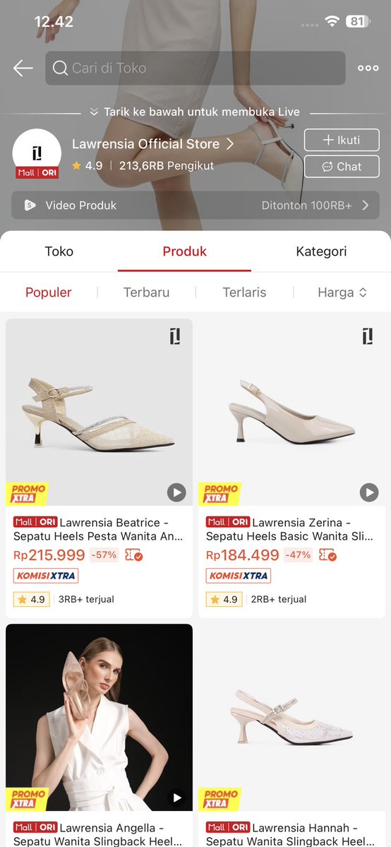 xabiruni's tweet photo. 👠TAHTA TERTINGGI HIGH HEELS ✨

1 LOEI
2 ELLORA
3 LAWRENSIA
4 SANZEIL
5 PINKEY

Yang modelnya cantik, classy, feminine dan gampang dipaduin sama outfit apa aja 🫶

Kalau lagi cari high heels yang worth it, ini wajib masuk wishlist !

Kalian udah punya yang mana ?👀 https://t.co/X1LkLpbTz7