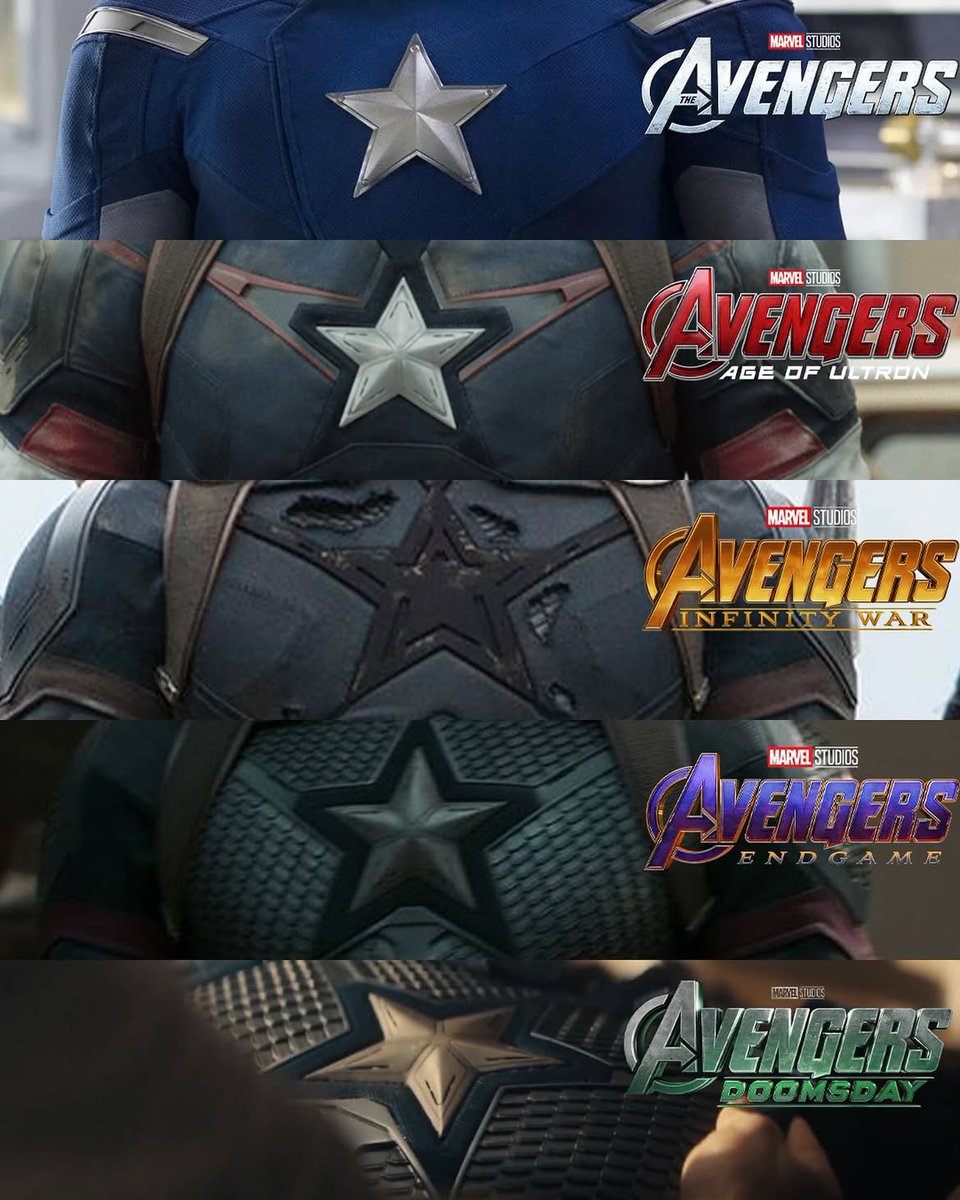 MaxiChronicles's tweet photo. Captain America's Suit Evolution ⭐ https://t.co/EdEI0sEyWE