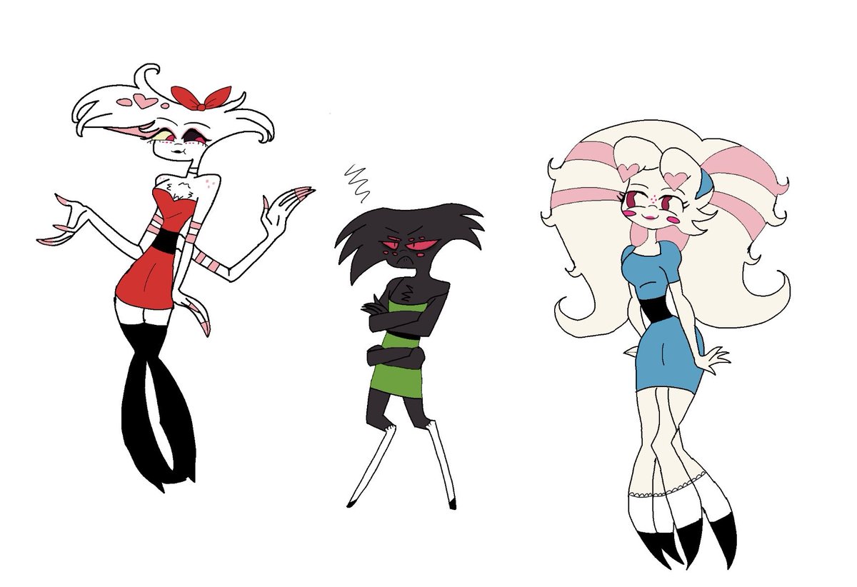 strawberysweetz's tweet photo. Spider siblings x the power puff girls!!! niss is not too happy๐ญ#hazbinhotel #hazbinfanart #angeldust #arackniss #molly #spidersiblings #powerpuffgirls https://t.co/4dTJ2rH2uH