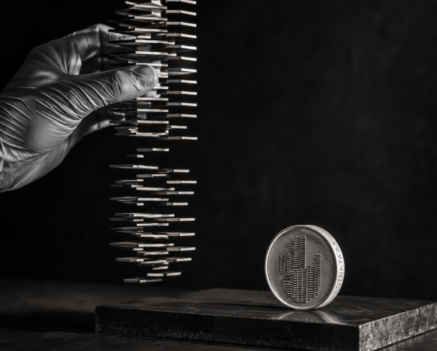 Strataxkey's tweet photo. since a few people asked what Stratax actually is

a liquid staking token is a receipt for staked SOL, and it quietly carries two prices

the stake pool on chain will hand back a fixed amount of SOL for one token, and that number climbs once an epoch as rewards land

the market will pay whatever it feels like, second by second

those two are not the same number and were never meant to be, but you will struggle to find a board that shows you both at once

we read the first straight off the pool account and the second off the open market, and print the distance between them for all 84 pools

$STRX