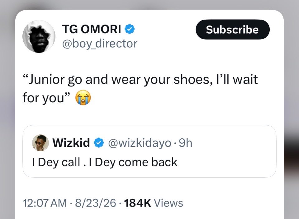 EmmaNSOW4's tweet photo. @naijashimadunnn @wizkidayo You think say na joke 😭🤲 https://t.co/LmOO9QwzZQ