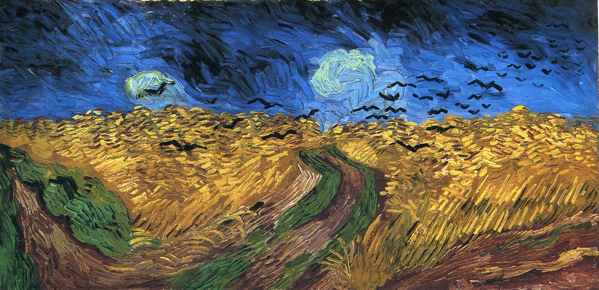 otter_wan's tweet photo. @andrii_sybiha ...Vincent van Gogh ~ Wheatfield with Crows... https://t.co/3VXFhtm5VK
