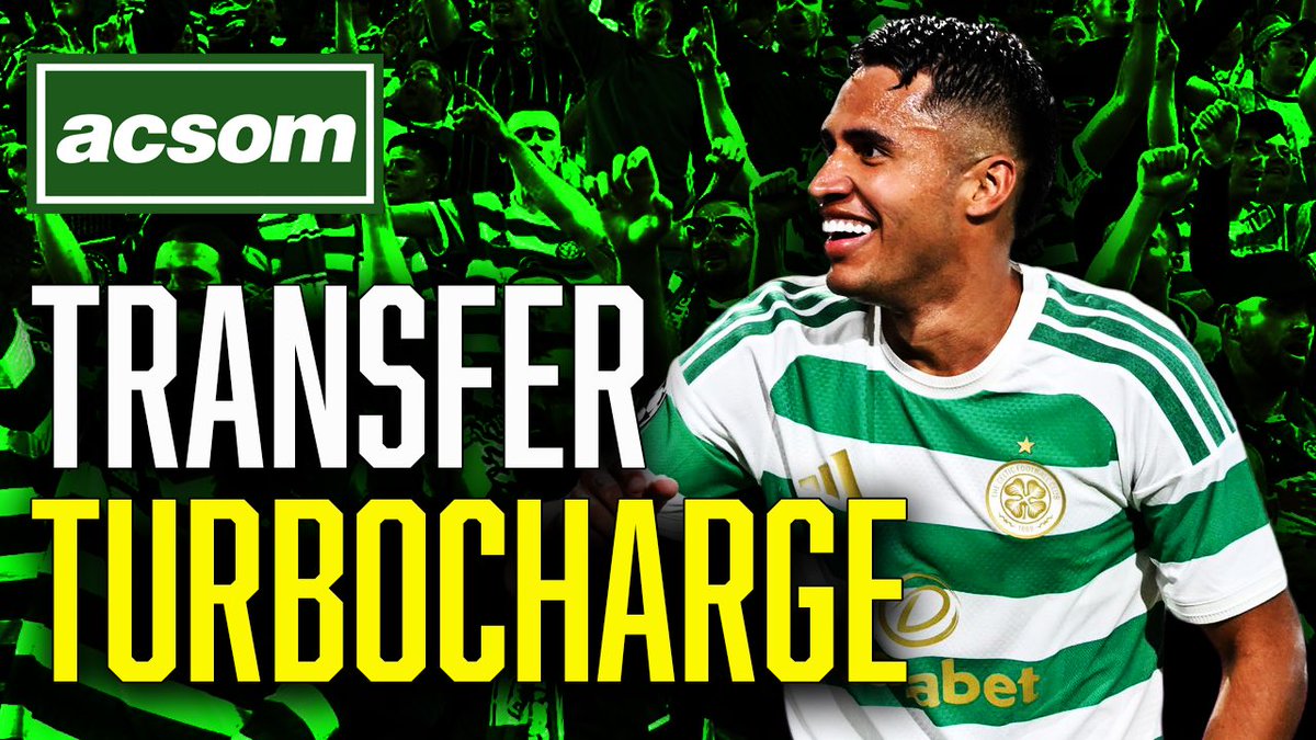 ACSOMPOD's tweet photo. 🍀 ACSOM is LIVE at 12:30!

🗣️ How Celtic turbocharged our transfer window with quality.

📺 Get involved in the LIVE discussion here: https://t.co/7vaGaxr0km https://t.co/tWMmS7lsLM