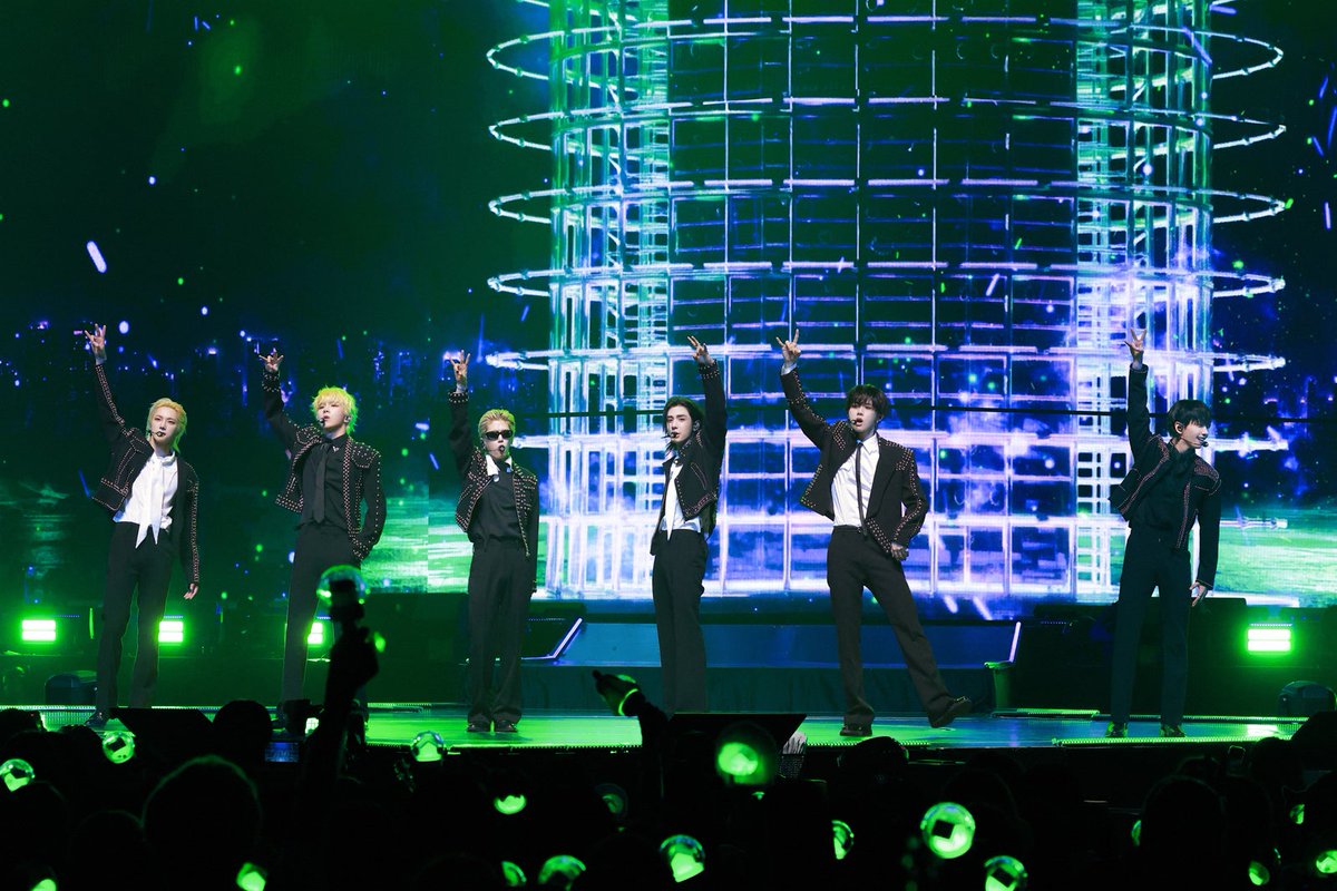 modelpress's tweet photo. BOYNEXTDOOR初のワールドツアー日本公演
"デビュー以来最大規模"Kアリーナで幕開け

📝初日レポ
https://t.co/LEjJlLQms3

▫️Wアンコールまで3時間超え
▫️日本滞在時の思い出も語る
RIWOO&amp;JAEHYUN:バッティングセンターと寿司
TAESAN&amp;WOONHAK:牛カツとサウナ

@BOYNEXTDOOR_JP https://t.co/hgwPyAVsSt