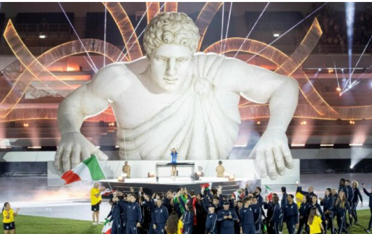 UGirovago77000's tweet photo. Dopo il miliardo di debiti per Milano Cortina  i 
#giochidelmediterraneo contano già 371 milioni
di perdite.
Un governo che fa fatica a tagliare di 20 centesimi le accise ha investito risorse per un evento che ha incassato 8 milioni per biglietti venduti. https://t.co/tCWE0XLCEU