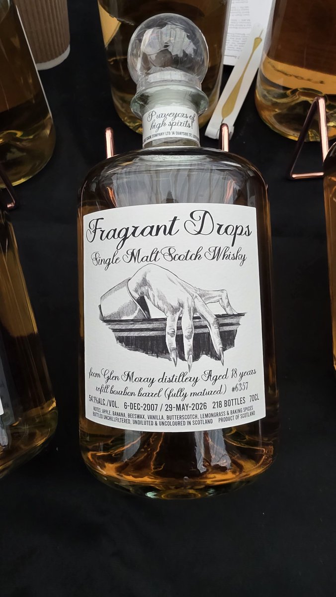 dnisbet250's tweet photo. #Dram212 of #Dram366
#GlenMoray by #FragrantDrops
#WhiskyFringe
A lemon meringue pie of a dram, citrus
8
#BuyADram Yes
#BuyABottle DoP
#Scotch #Whisky #SingleMalt #SingleCask https://t.co/r4LoTCVrj9