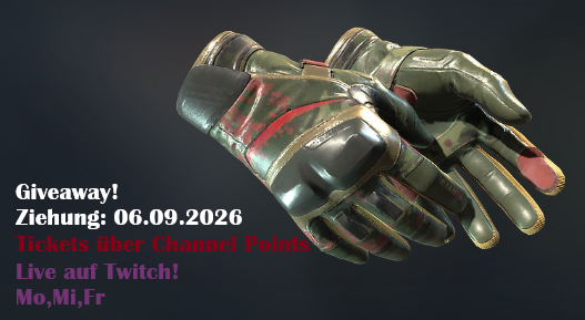 Qu3beck's tweet photo. Moin Zusammen!

Als Dankeschön für den Support der letzten Wochen, gibt es: 
Moto Gloves | 3rd Commando Company FT (~50€) 
bei mir im Stream zu gewinnen! 🎁

Tickets gibt es über Channel Points auf Twitch!
Ziehung 06.09!

Live min.: Mo, Mi, Fr,
https://t.co/fektAJHluH 📺
