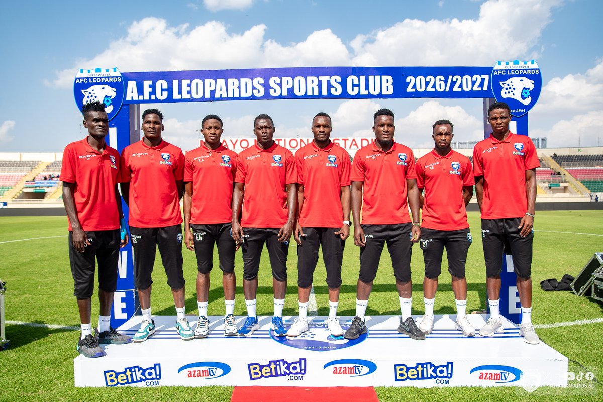 AFCLeopards's tweet photo. 𝐑𝐄𝐀𝐃𝐘 𝐅𝐎𝐑 𝐓𝐇𝐄 𝟐𝟎𝟐𝟔/𝟐𝟕 𝐒𝐄𝐀𝐒𝐎𝐍 

🔵 A new season
🔵 A united squad
🔵 One shared ambition 

Welcome to the new season, Leopards 

#𝐈𝐧𝐠𝐰𝐞𝐍𝐚𝐁𝐞𝐭𝐢𝐤𝐚 | #𝐎𝐮𝐫𝐬𝐅𝐨𝐫𝐞𝐯𝐞𝐫 | #𝐘𝐚𝐌𝐚𝐭𝐞𝐫𝐞 https://t.co/Zxot8JbmXy